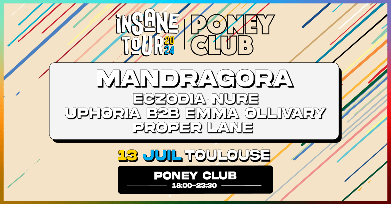 INSANE TOUR TOULOUSE - MANDRAGORA, ECZODIA & MORE