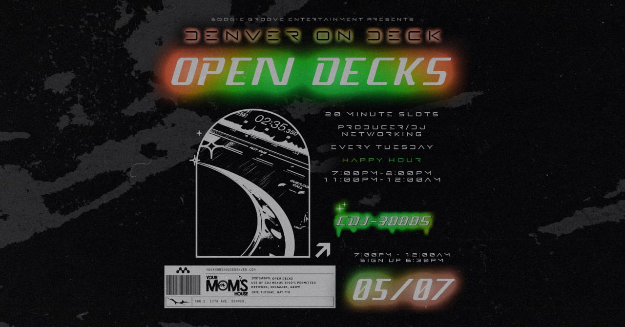 Denver On Deck: Open Decks 5/7