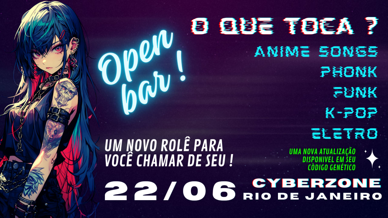 CYBERZONE ANIME GEEK - RIO DE JANEIRO - OPENBAR