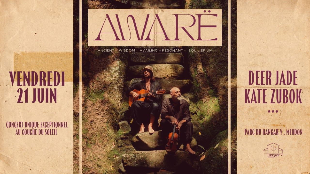 AWARE Concert Live, Deer Jade, Kate Zubok Open air in Paris