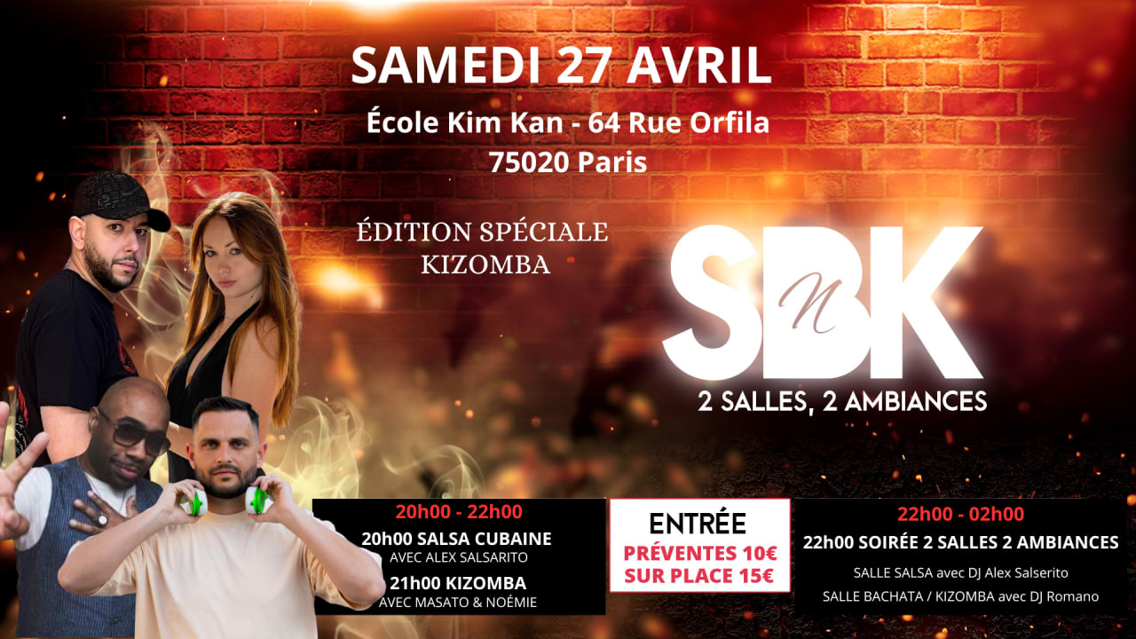 Saturday-SBK Spéciale Kizomba