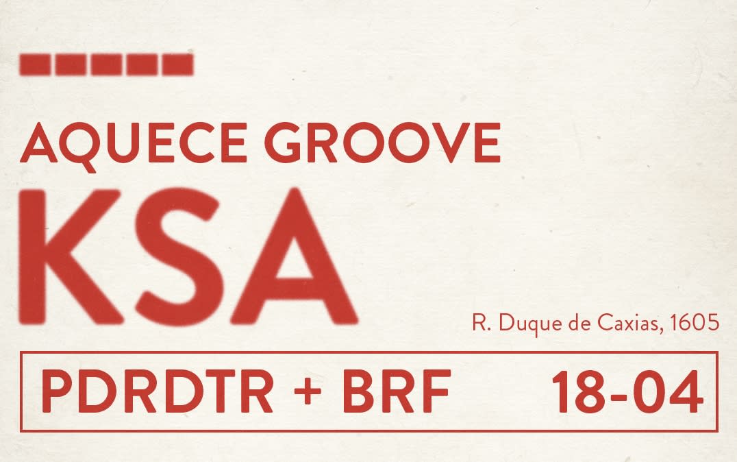 KSA - QUINTA 0800 - AQUECE GROOVE