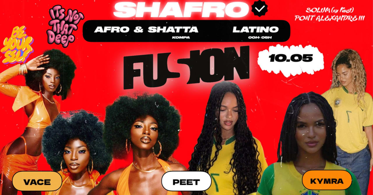 Shafro édition Brésil au Solum: Afro / Latino / Shatta