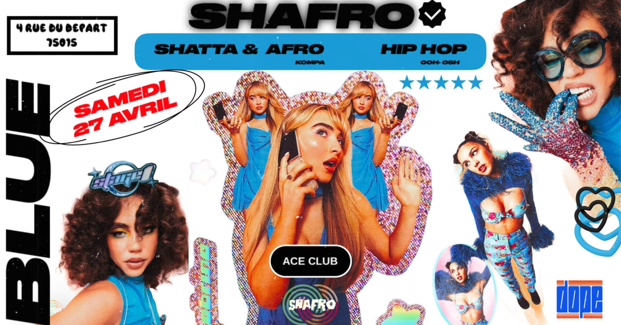 Shafro édition Blue: Afro x Shatta