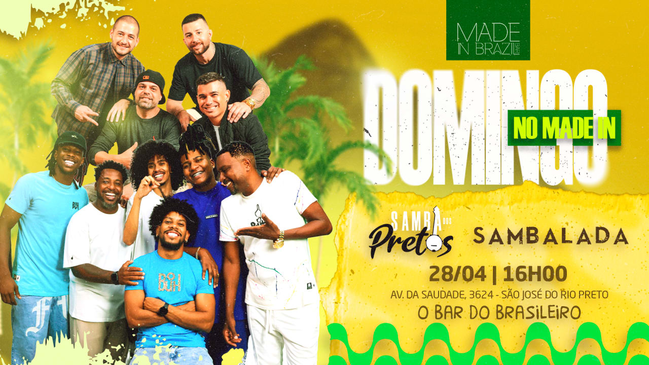 SAMBA DOS PRETOS + SAMBALADA - 28/04