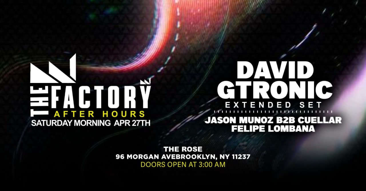 THE OFFICIAL BKLYN AFTER HOURS - D GTRONIC - IBIZA - CUELLAR