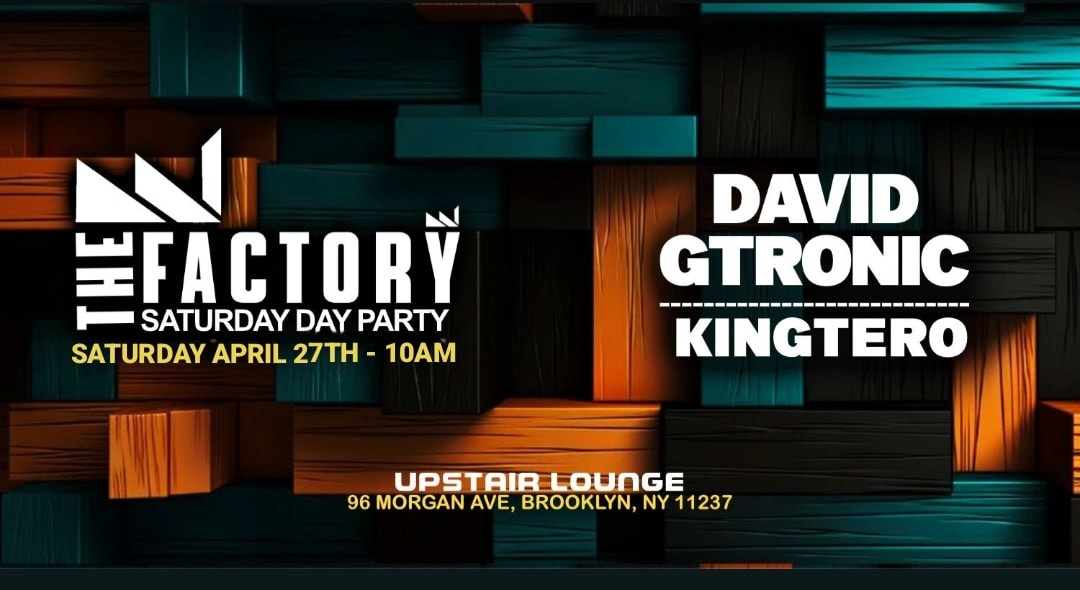 THE OFFICIAL BKLYN DAY TIME PARTY - DAVID GTRONIC -10 AM SET