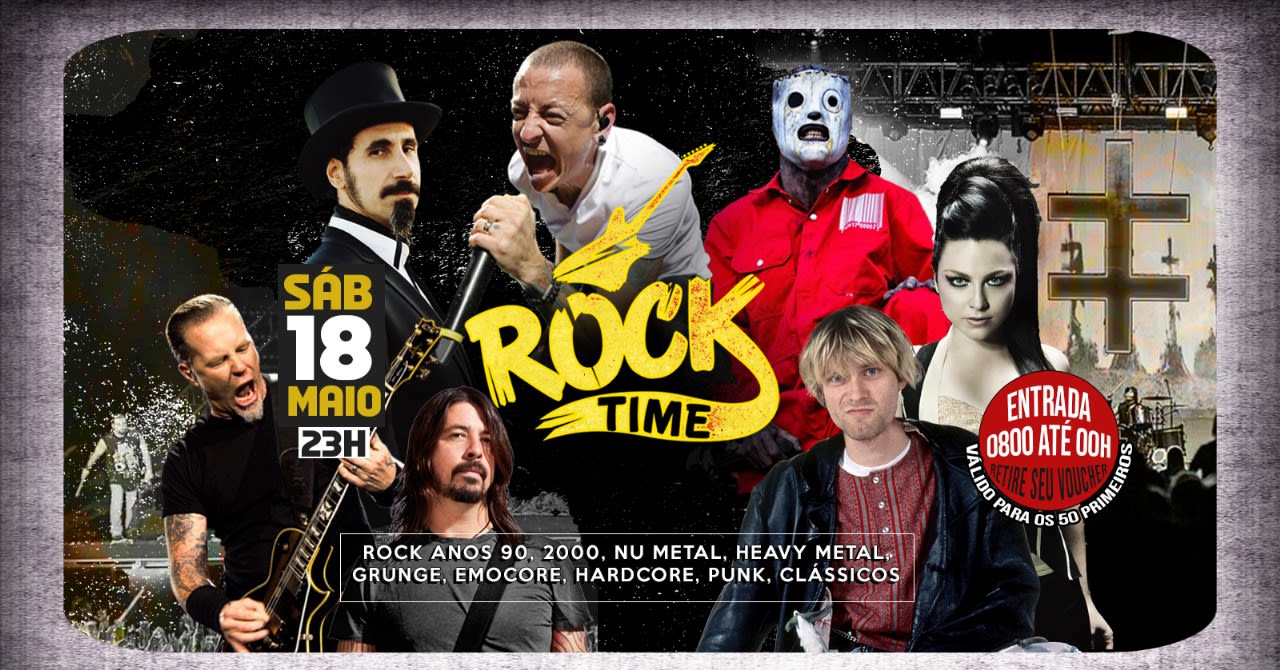 ROCK TIME | Rock de todas as épocas e estilos (18.05)