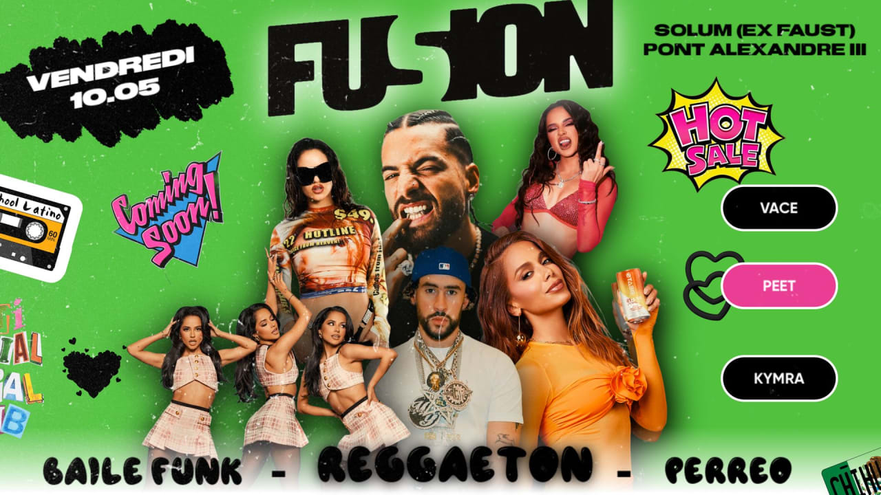 FUSIÓN: Reggaeton, Baile Funk, Perreo, Afrobeat