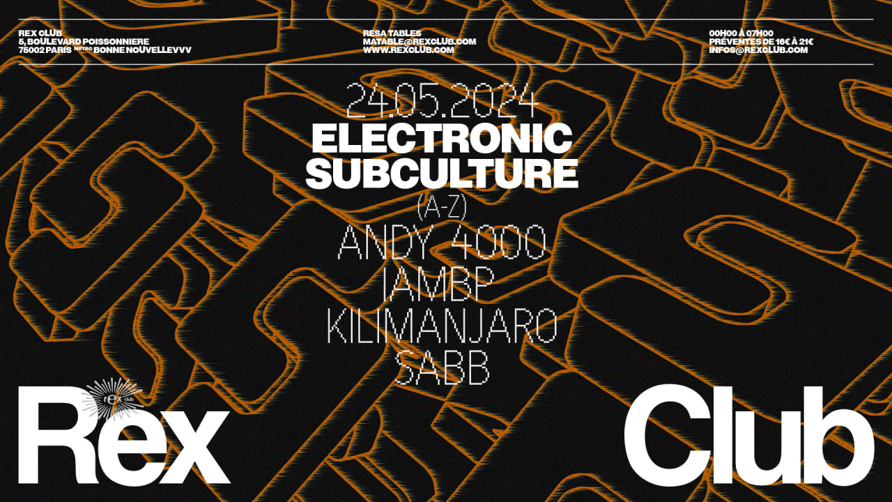 Electronic Subculture: Andy4000, IAMBP, KILIMANJARO, Sabb