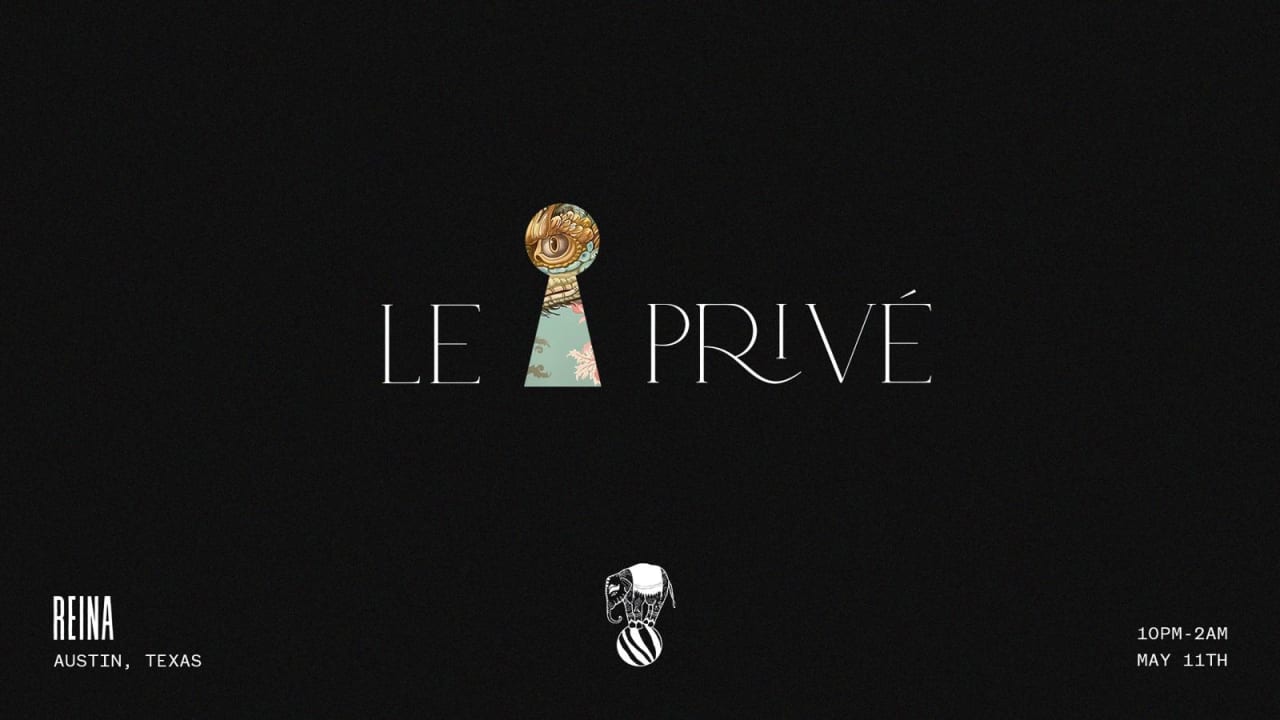 Le Privé with Cirque Noir