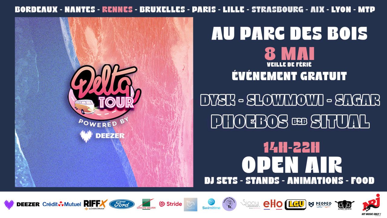 OPEN AIR : DELTA TOUR X AU PARC DES BOIS - RENNES