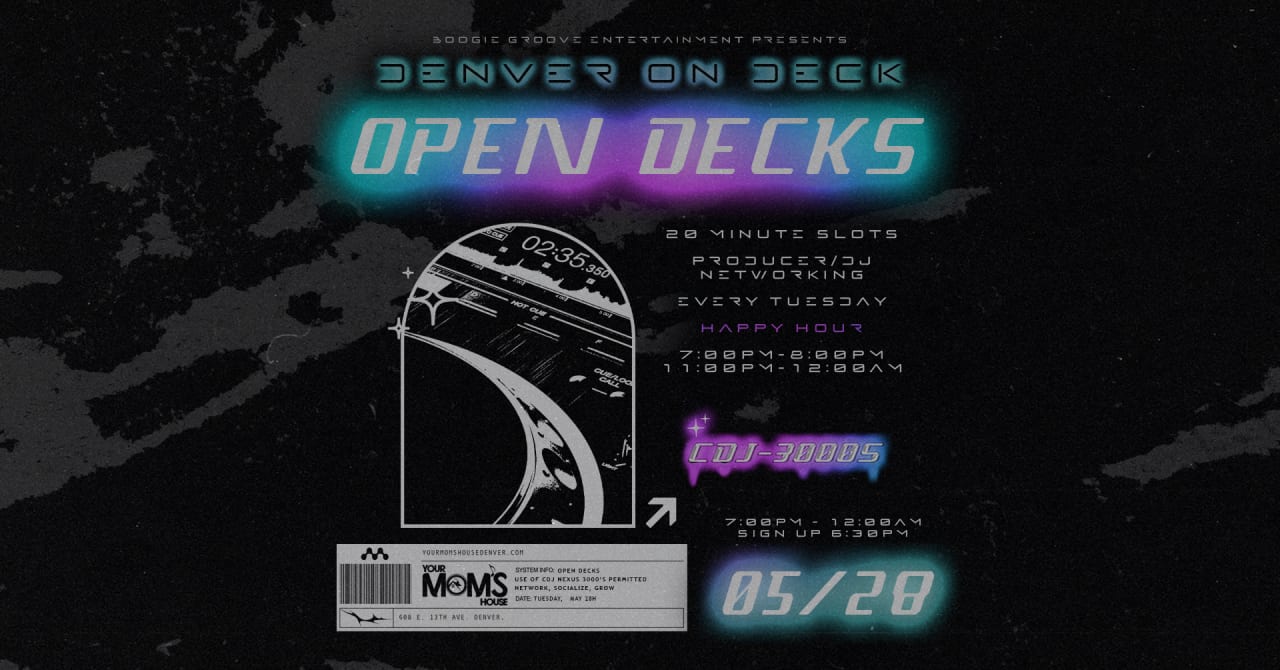 Denver On Deck: Open Decks 5/28
