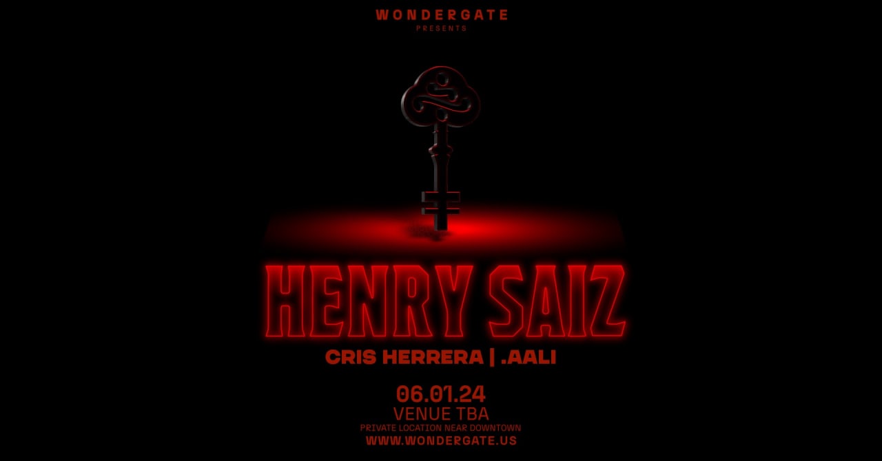 WONDERGATE Presents: HENRY SIAZ