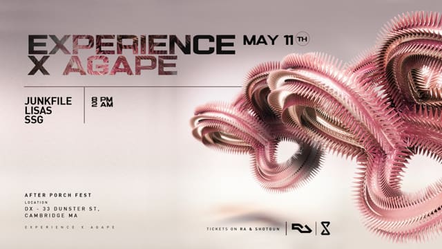 EXPERIENCE X AGAPE (NYC) (POSTPONED)