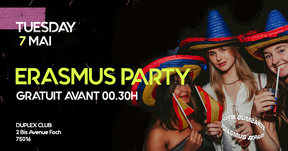 International & ERASMUS PARTY !@duplex club