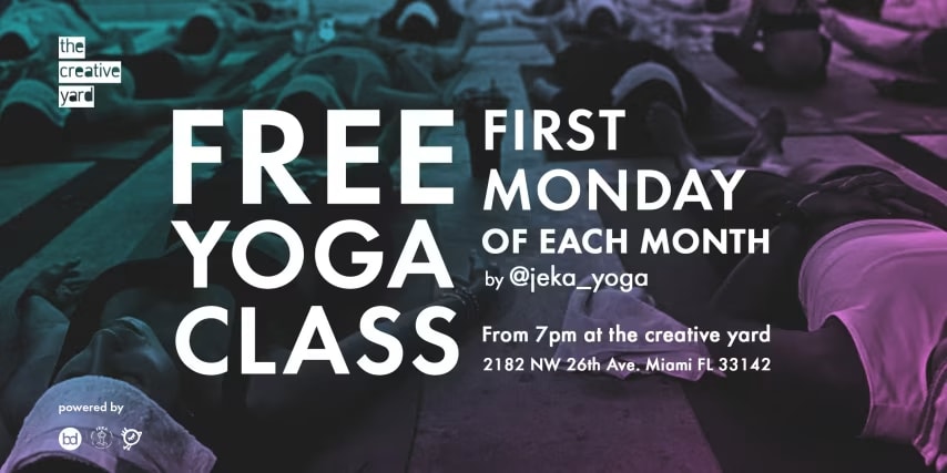 FREE YOGA CLASS_ First MONDAY of the month _MAY 6TH