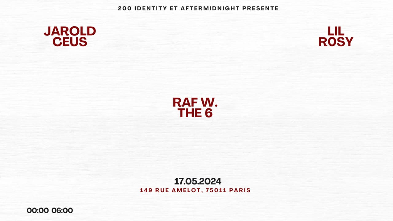 BAZAR x AFTERMIDNIGHT x 200 IDENTITY