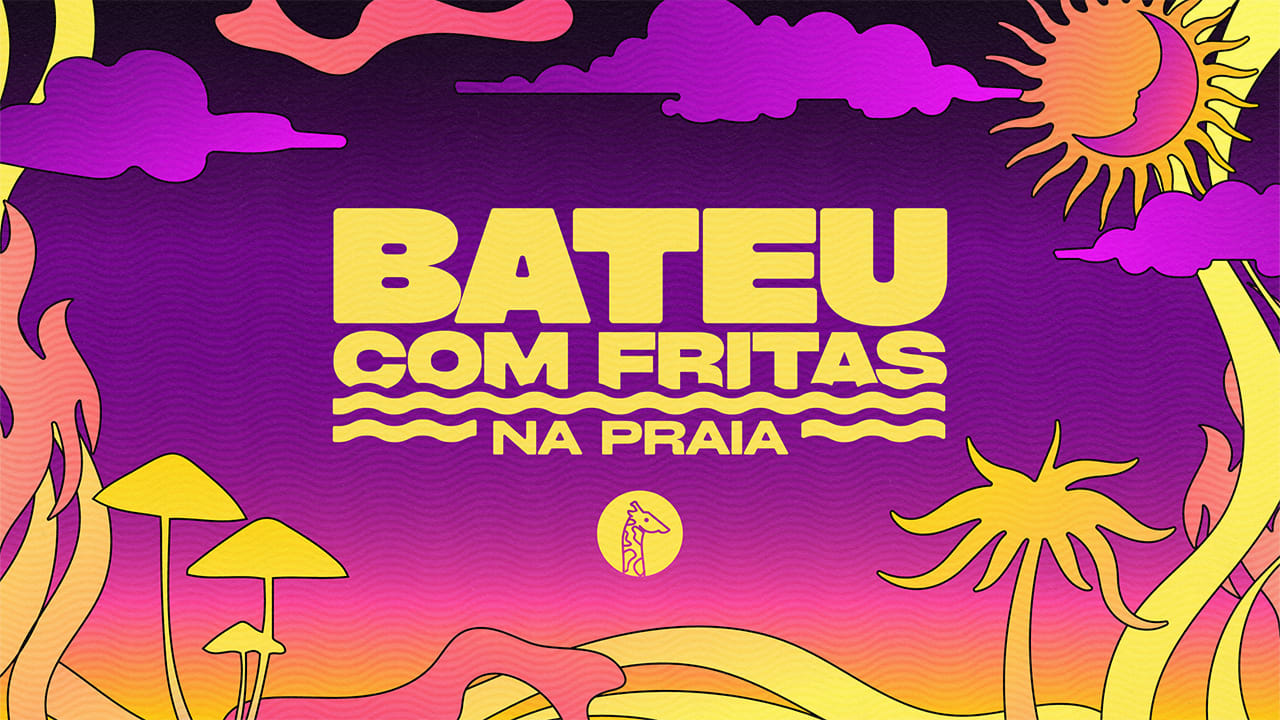 BATEU com fritas na praia