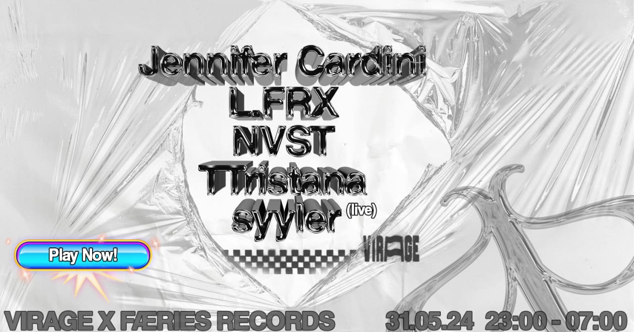 FAERIES RECORDS : JENNIFER CARDINI, NVST, TTRISTANA, L.FRX