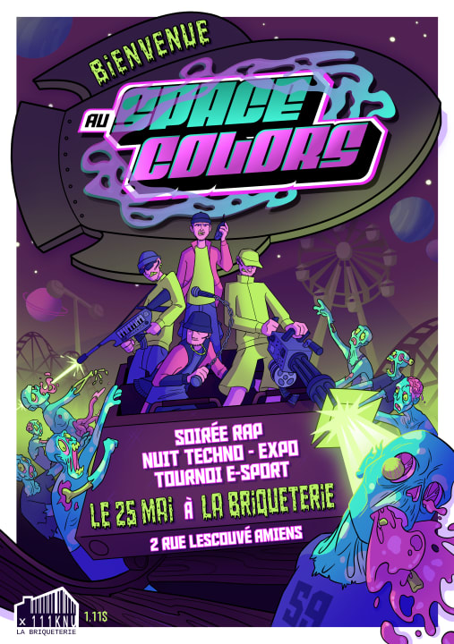 SPACE COLORS - Événement RAP & TECH à AMIENS