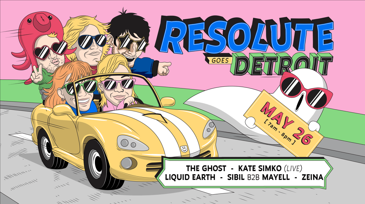 ReSolute Goes Detroit w/ The Ghost, Liquid Earth + more