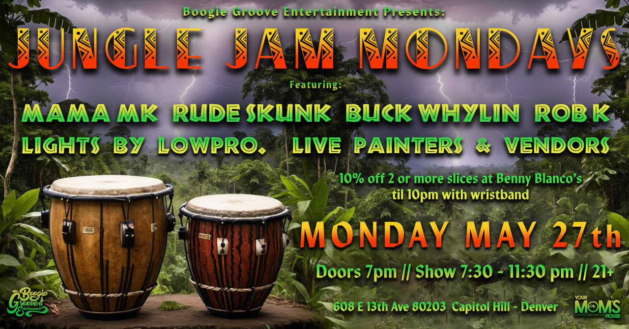 Jungle Jam Mondays: Drum n Bass Monthly 5/27