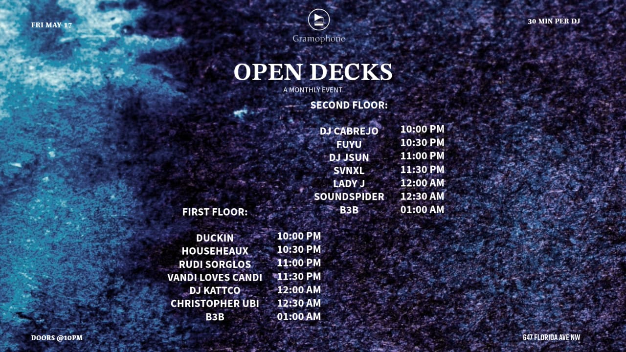 GRAMOPHONE PRESENTS: OPEN DECKS