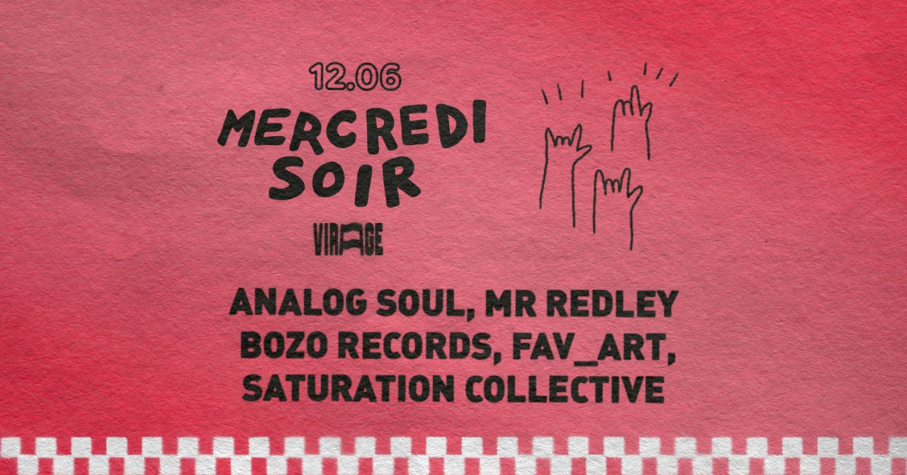MERCREDI SOIR : Analog Soul, Mr. Redley, Bozo Records