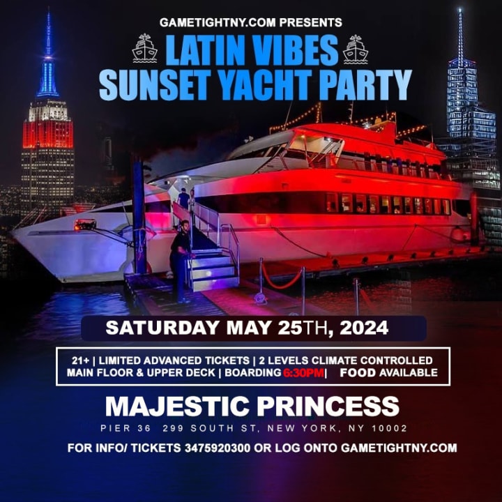 Latin & Reggaeton Memorial Day Weekend Party Cruise 2024