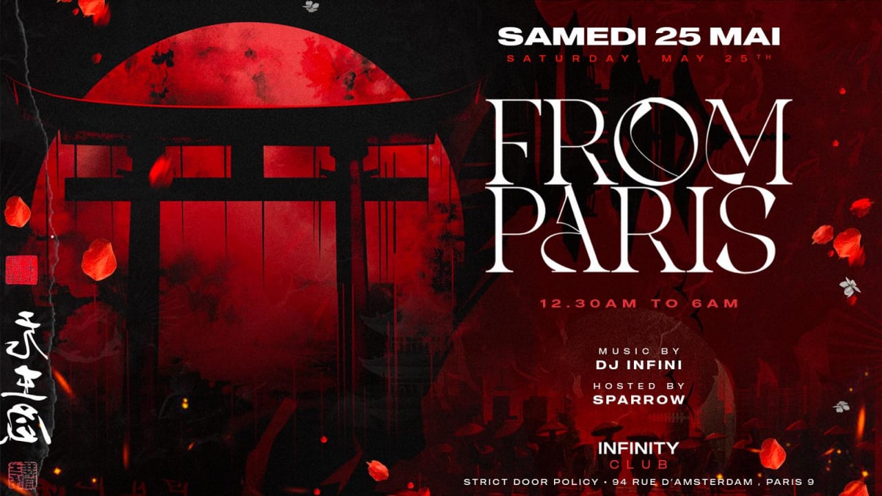 FROM PARIS at Infinity Club ㊗️