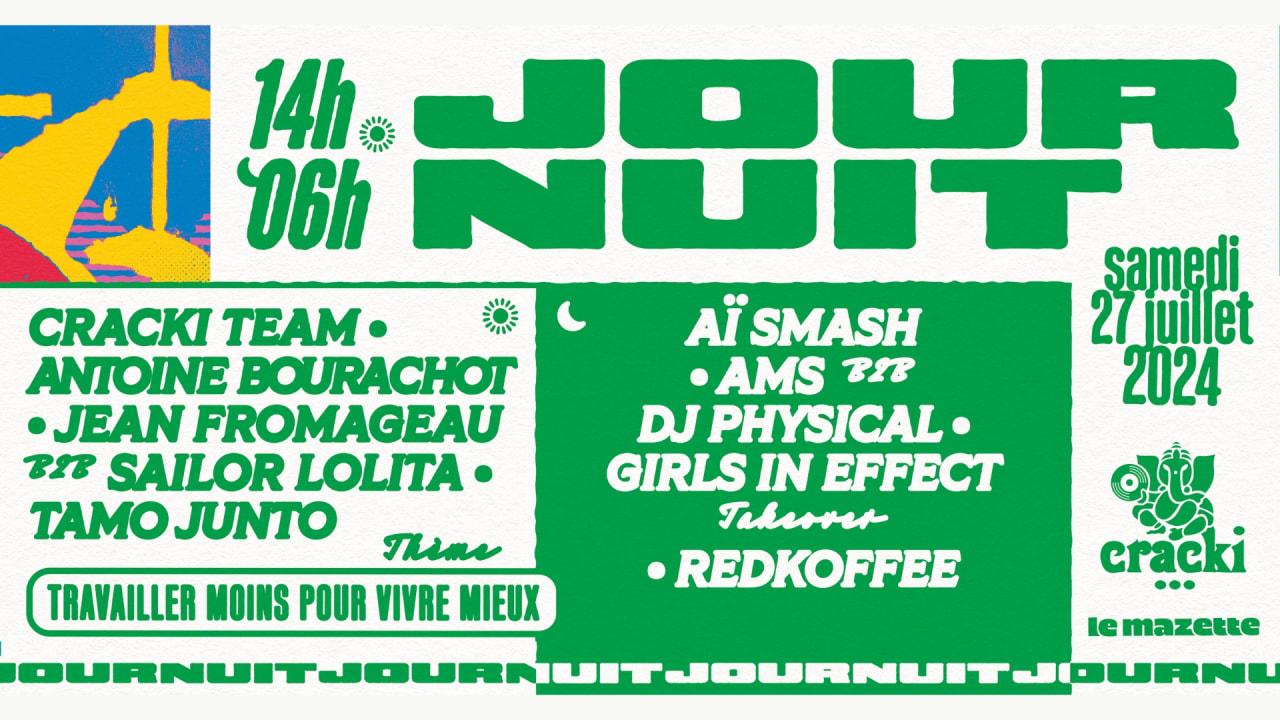 JourNuit 4 - Cracki Records : Ams, Dj Physical & more