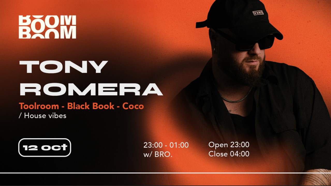 Boom Boom Invite : Tony Romera + Bro.