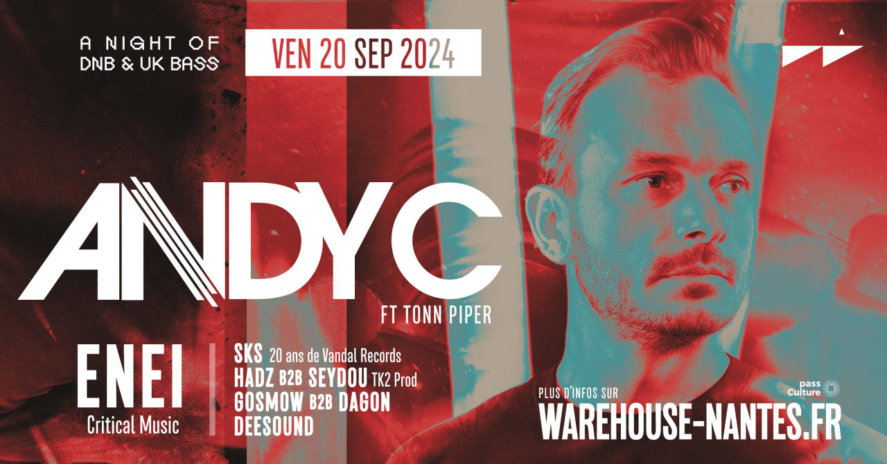 A night of DnB & UK Bass w/ Andy C & More - WAREHOUSE NANTES