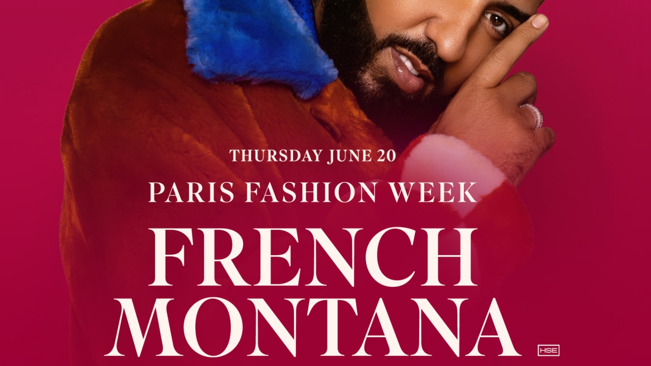 French Montana at L'Arc Paris / PARIS FASHION WEEK