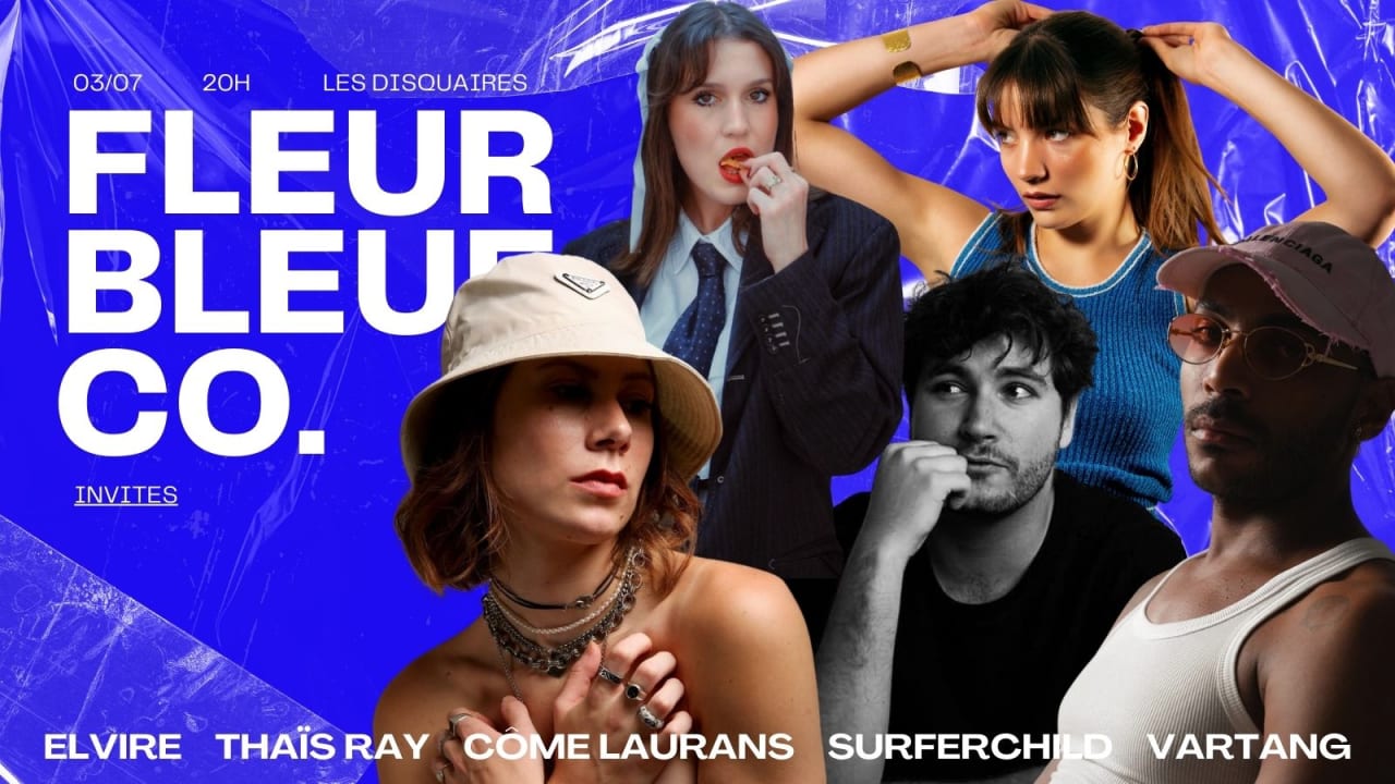 FLEUR BLEUE COLLECTIVE x LES DISQUAIRES