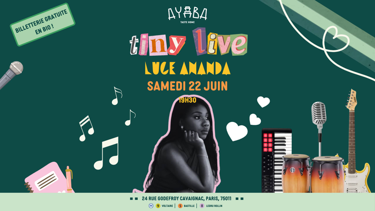 AYAABA TINY LIVE - LUCE ANANDA