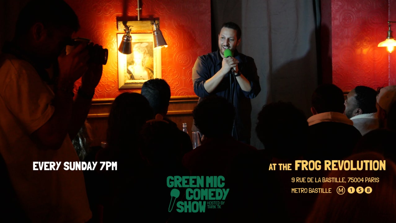 Standup in English- Green Mic Comedy @Bastille (Frog Revol)