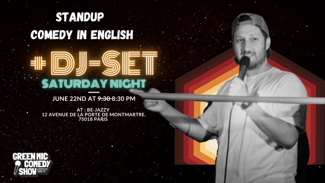English Standup Comedy + DJ-set after-show #3