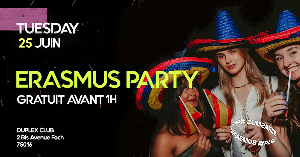 International Party x We Love Erasmus @DUPLEX CLUB