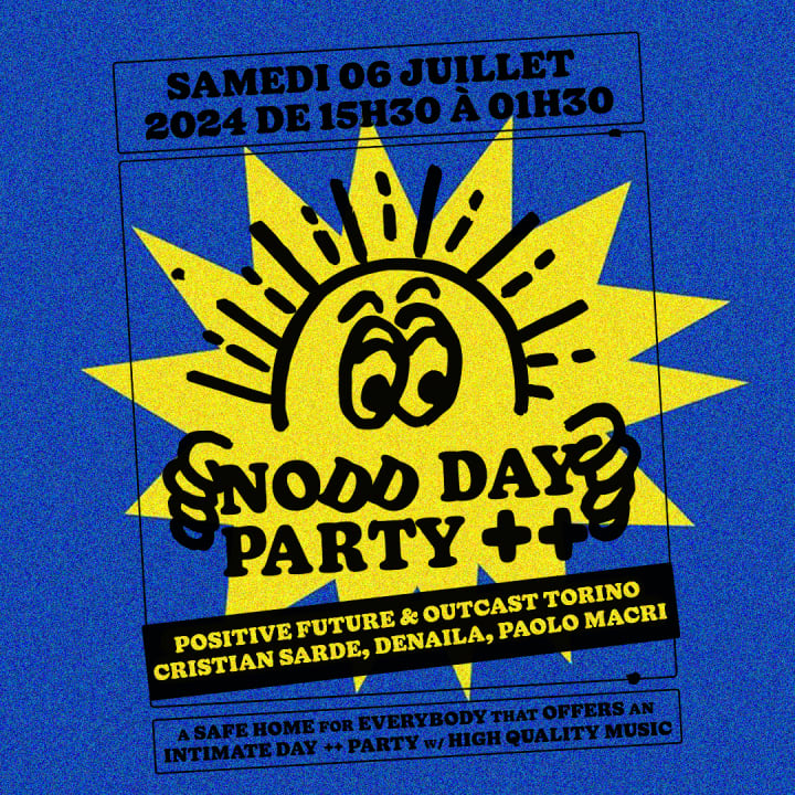 Nodd Day Party: Positive Future invite Outcast Torino