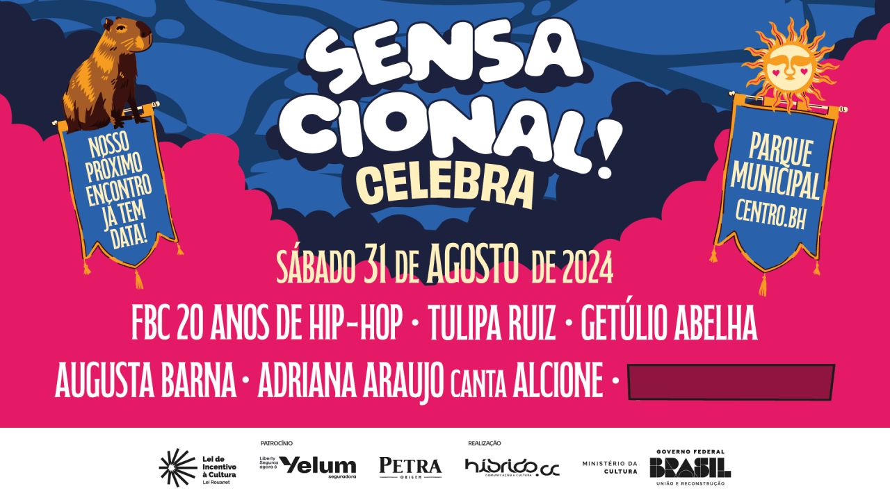 SENSACIONAL! CELEBRA  2024 (SÁBADO - 31 de agosto)