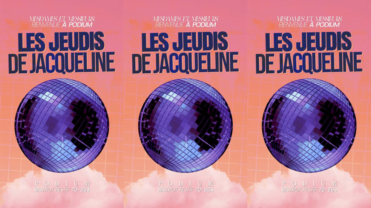 Les jeudis de Jacqueline @Podium - 4 JUILLET