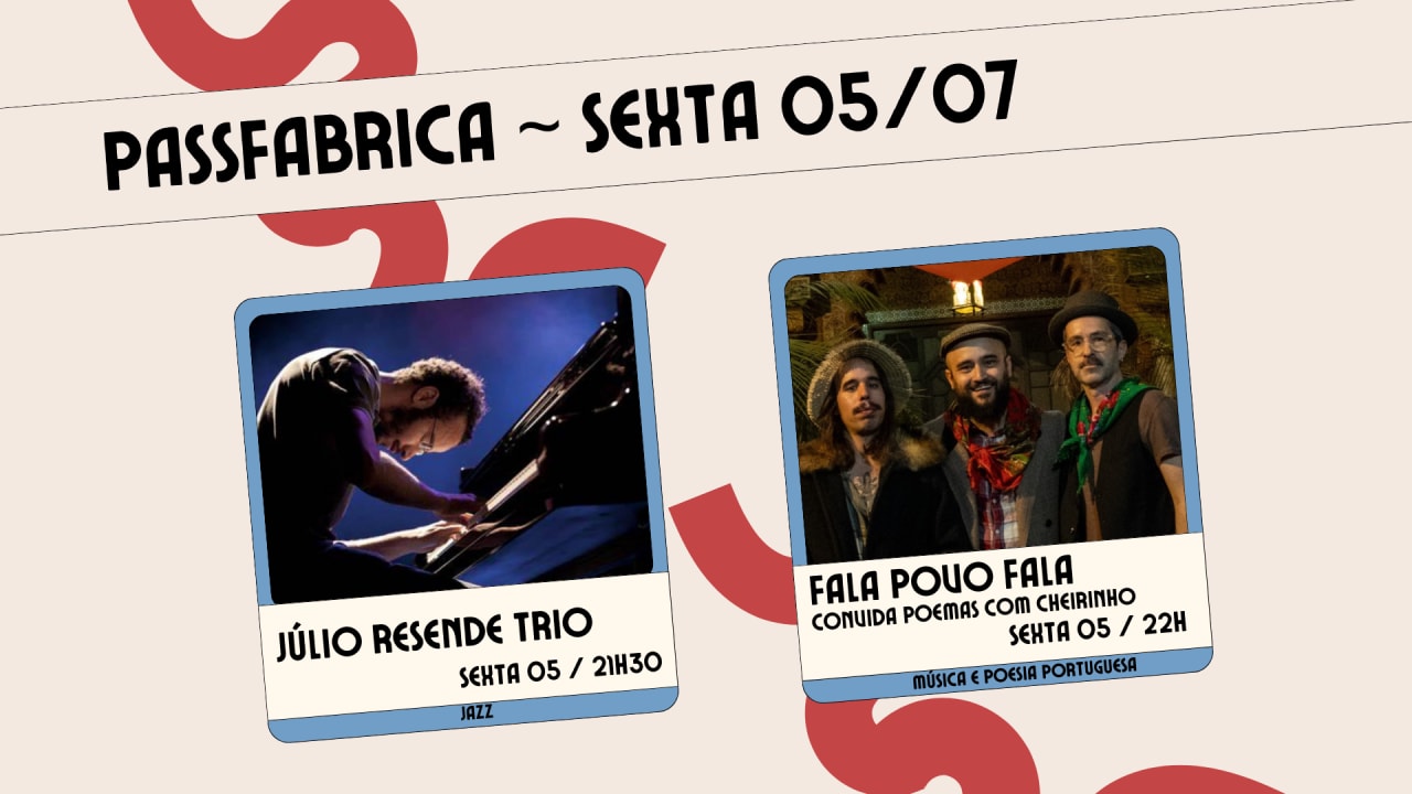 JÚLIO RESENDE TRIO | FALA POVO FALA & POEMAS COM CHEIRINHO