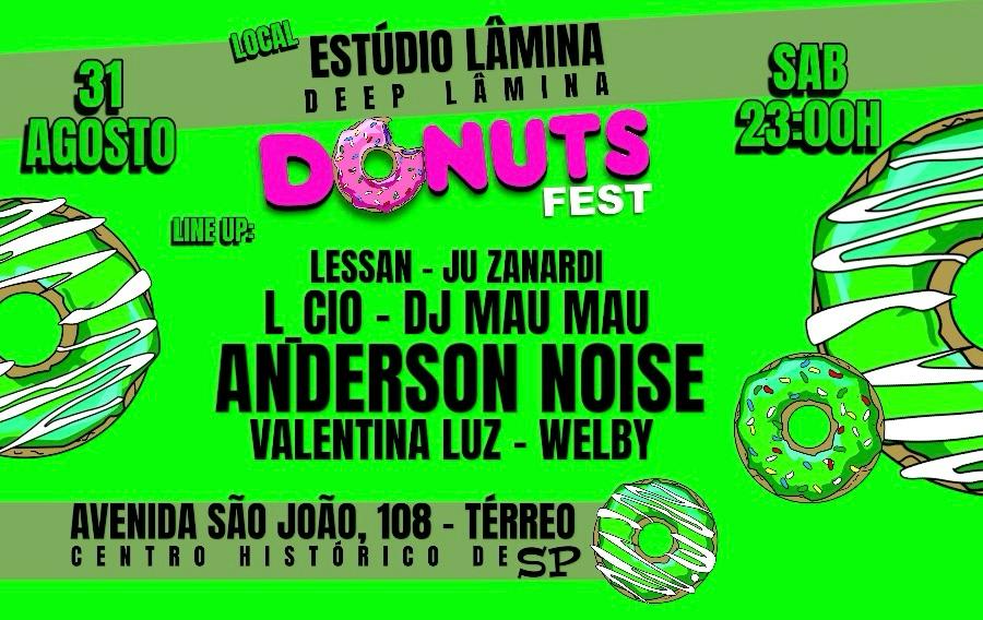 DONUTS.FEST | 31.08.24 | Estúdio Lâmina - 6° Edição!