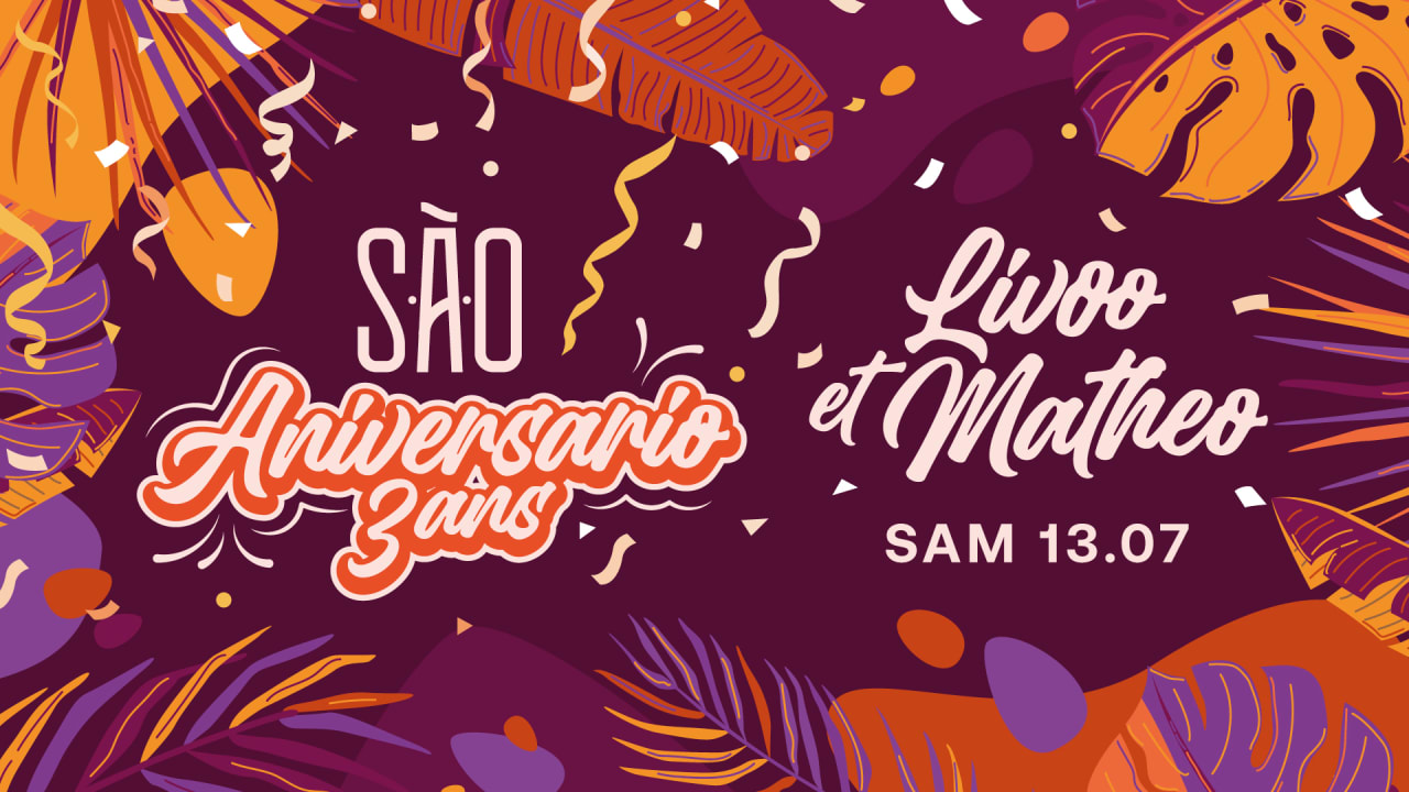 Aniversario Sao - Sam 13.07