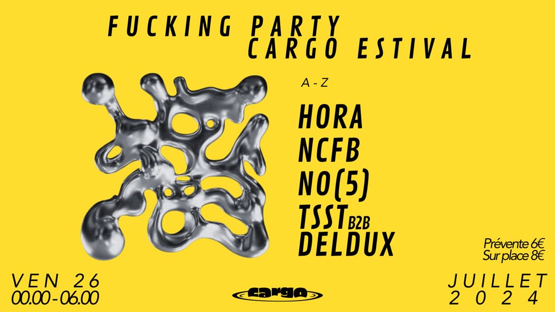 F*Cking Party #5 : Ncfb * Tsst B2b Deldux * No(5) * Hora