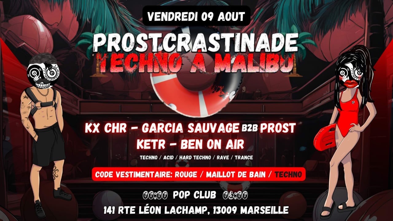 Prostcrastinade - Techno a Malibu