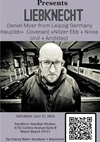 Liebknecht-Daniel Myer Member Of Nitzer Ebb,Haujobb,Covenant