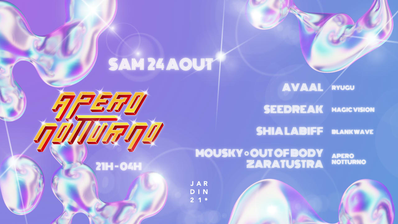 Apéro Notturno ⋆౨ৎ˚⟡˖ ࣪ Dj Sets